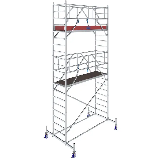 KRAUSE STABILO aluminijumska pokretna skela 2.50x0.75m radna visina 6.40m 772046 KRAUSE STABILO aluminijumska pokretna skela 2.50x0.75m radna visina 6.40m 772046